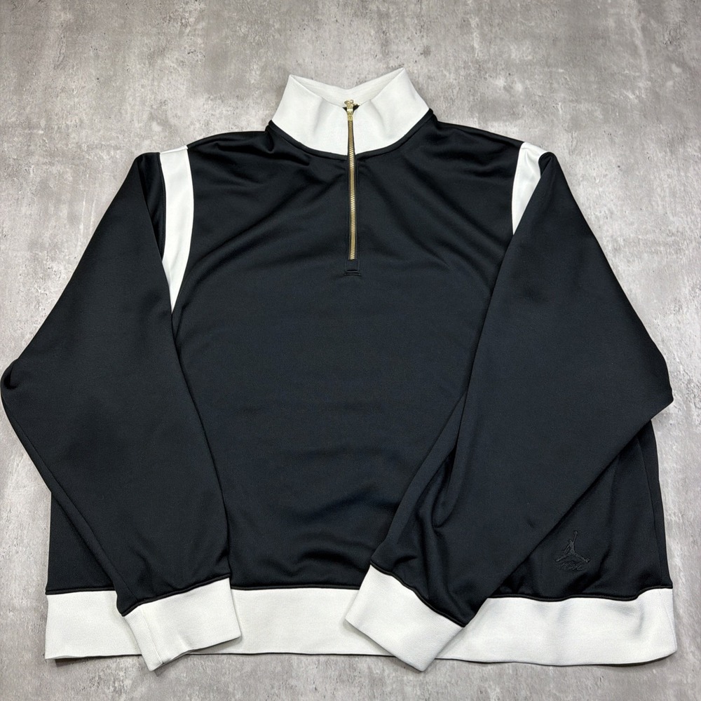 Air Jordan Heritage Suit Top Women's Black And White Pullover XL Oversized Nike